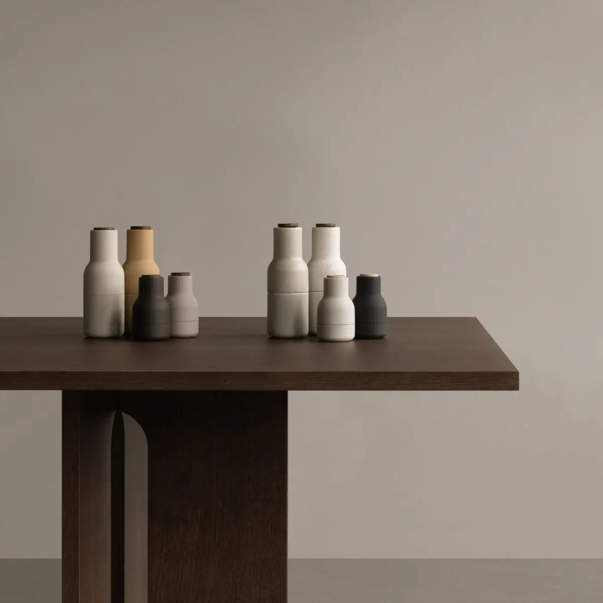 Bottle Grinder 2-pakning Liten - Jaktgrønn, Beige / Valnøtt