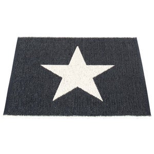 Viggo matte 70x90 cm small black / vanilla 