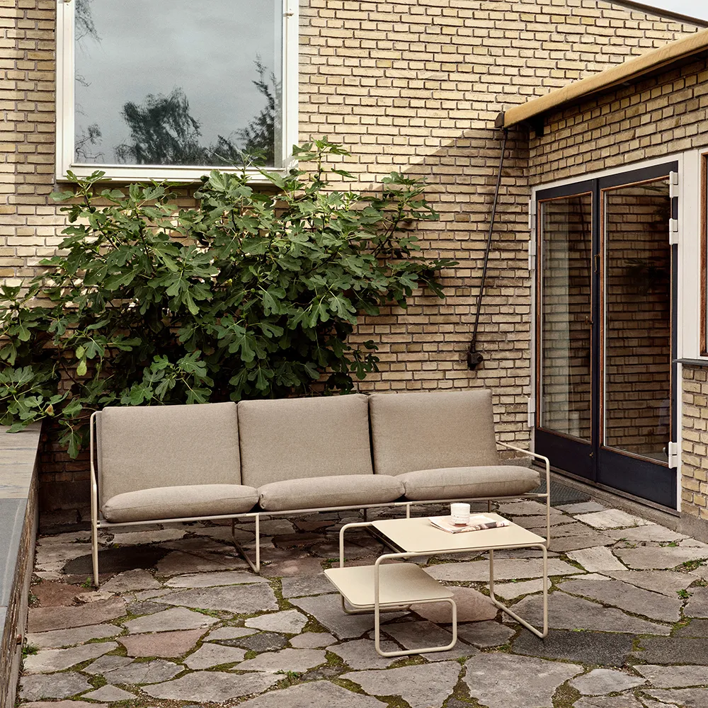 Desert 3-seters sofa Cashmere/Dark Sand