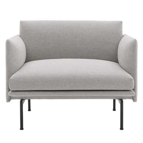 Outline Chair Black Base - Clay 12