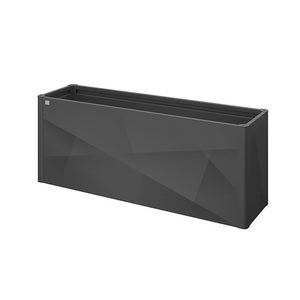 Dyrkingsbed 2 x 0,5 X-Design metallic mørkegrå