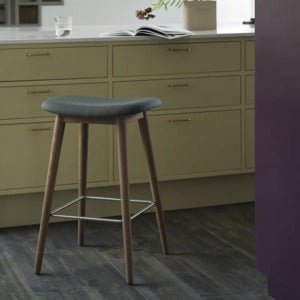 Fiber bar pallet høy Wood Base - 75 cm - Black/Anthracite Black