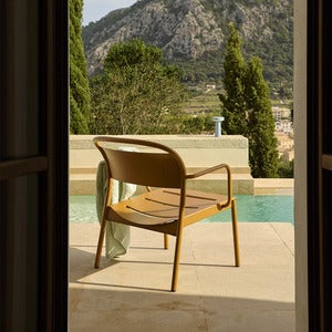 Linear Steel Lenestol Burnt Orange 