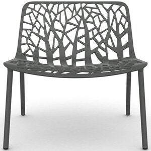 Forest loungelenestol Metallic Grey 