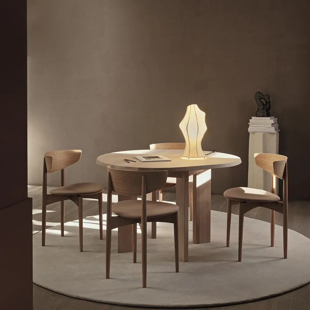 Herman Spisestol Wood - White Oiled Beech