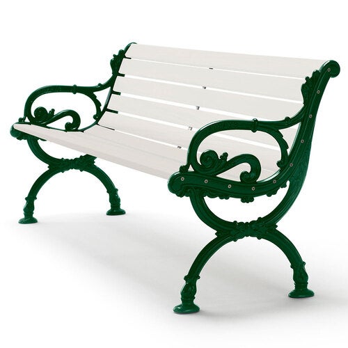 Byarum sofa 155cm grønn / hvitlakkert furu