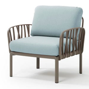 Komodo lenestol Tortora - Ghiaccio Sunbrella