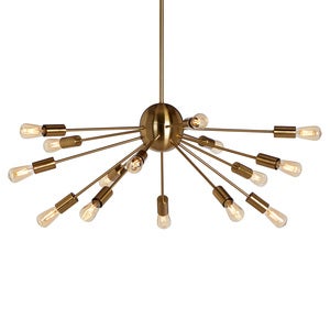 Mir Pendel Satin Messing Inkl. lyskilde