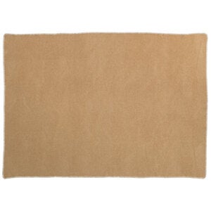 Blanket matte 140x200 cm ylva ochre / cream 
