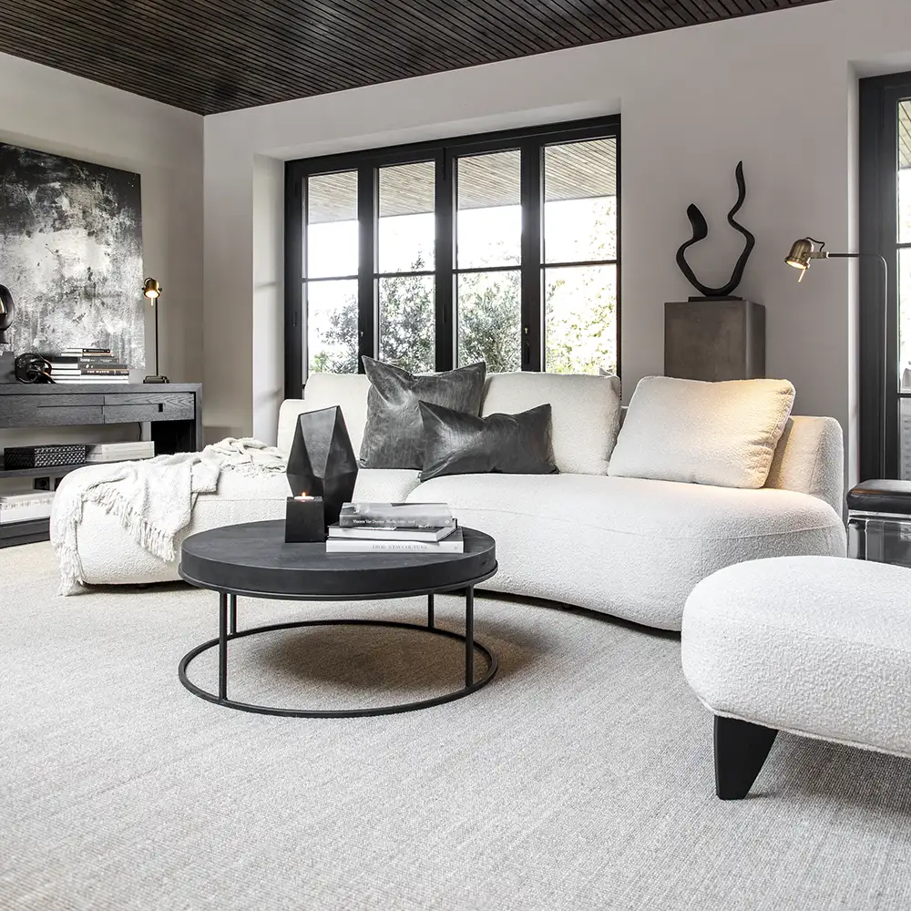 Salongbord Carlisle Ø 90 cm Black Artwood