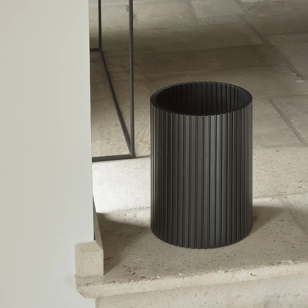  Roller Max bin sortlakkert mahogni