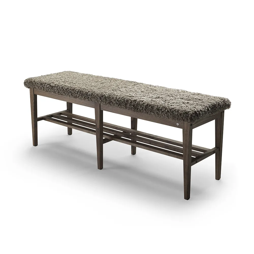 Nadja Bench 130 cm Brunoljet ask/safeskinn Sahara