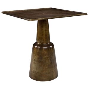 Chloe bord 70 X 70 cm Vintage Brass Artwood
