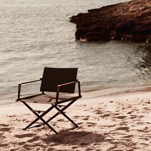 Seax lenestol Svart/Teak/Taupe