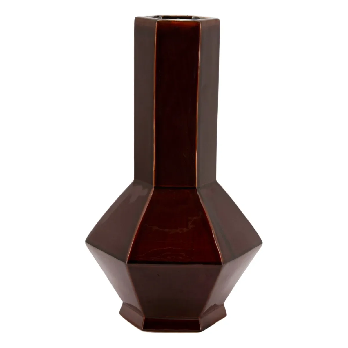 Axis large Vase 28x25x47 cm Leirtøy dark red