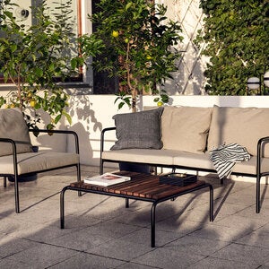 Avon loungebord/ottoman base svart