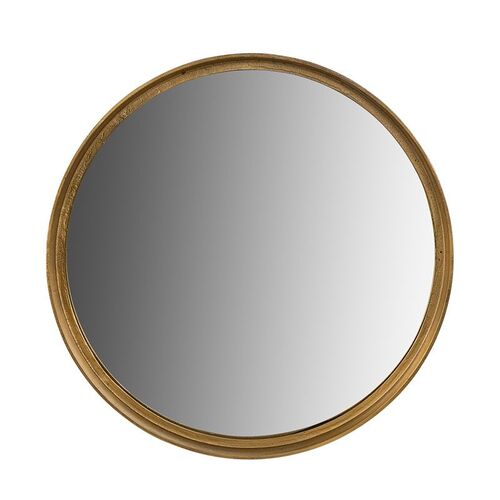 Dino speil 80 cm Vintage Brass Artwood