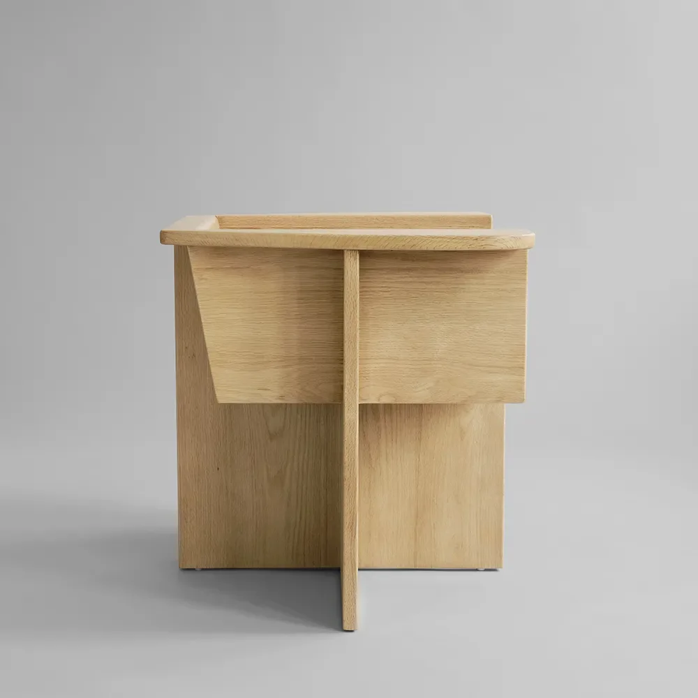 Brutus lenestol - Naturlig eik