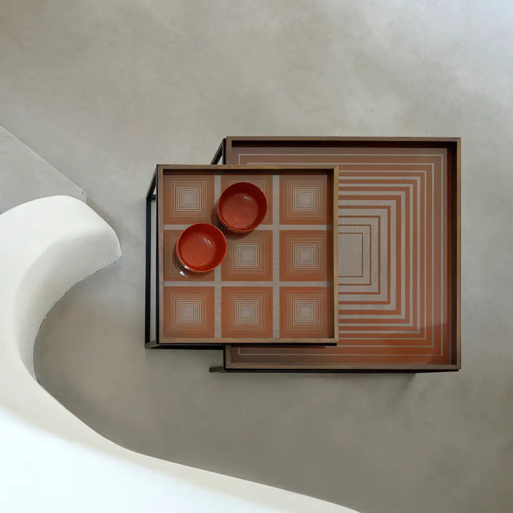 Squares brett 38x38 cm pumpkin