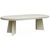 TRENT delbart spisebord 130-150x130 cm-Ivory mist