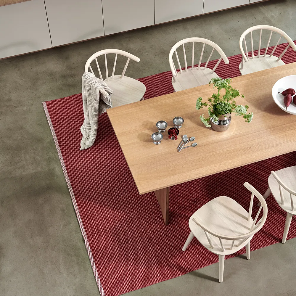 Mono matte 85x160 cm blush / dark red 