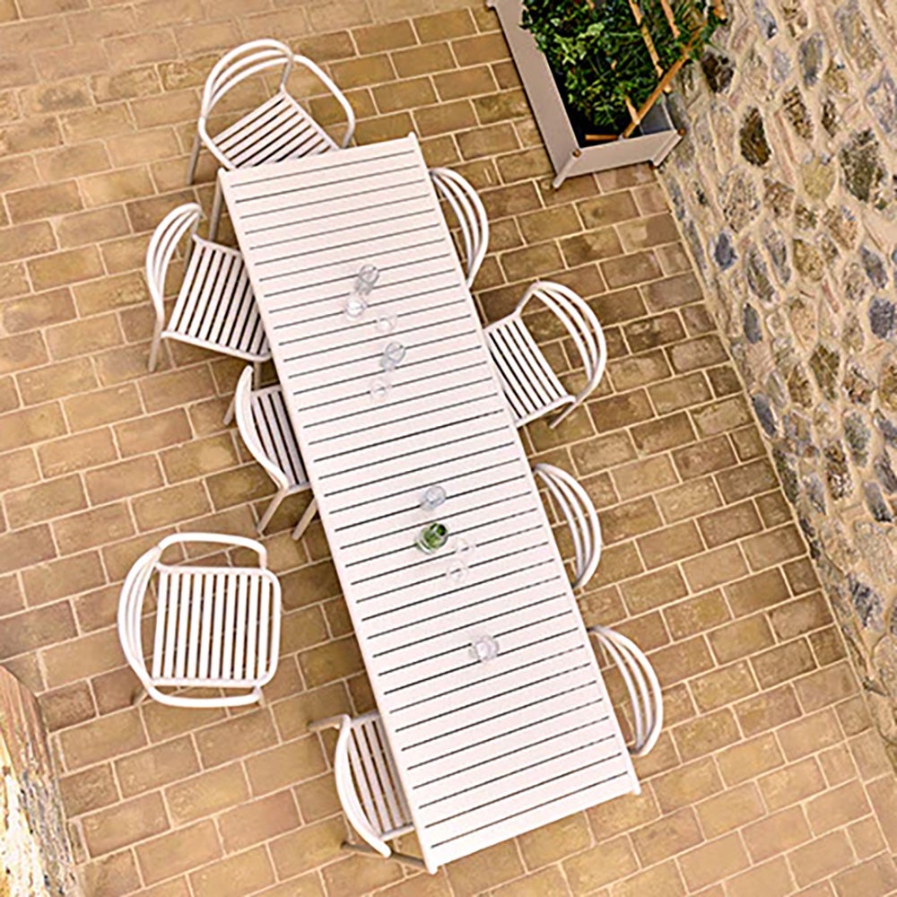 Bliss spisebord forlengelsesplate inkl. ben Sand aluminium