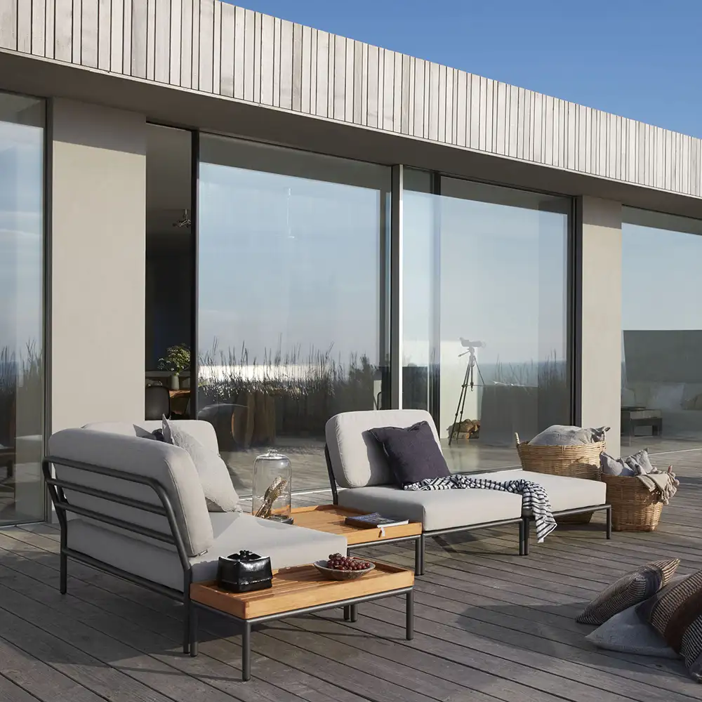 Level endedel venstre beige