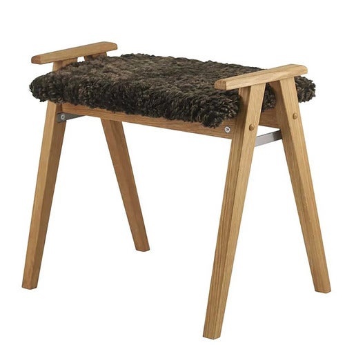 Alme Krakk lakkert eik/safeskinn brun