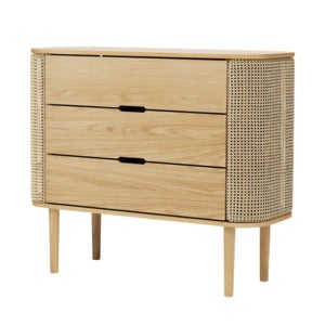 Treasures kommode i eik/Venetian Cane