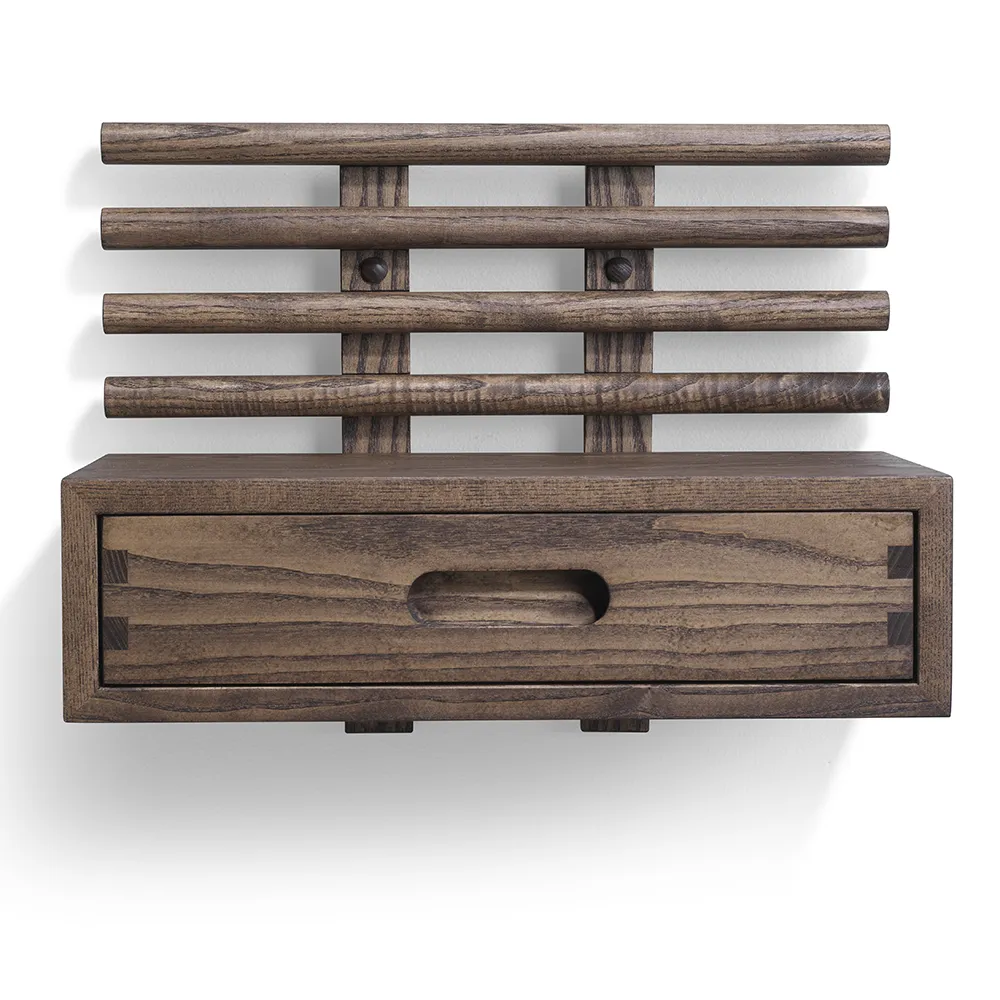 Oscarssons Möbel, Zana Nattbord med skuff Brun oljet ask