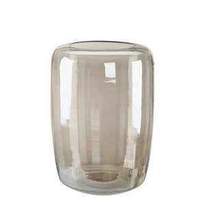 Reef-vase i munnblåst glass Ø28 cm Smoke Grey