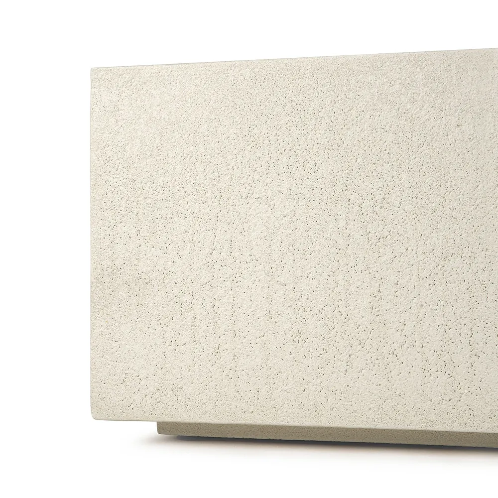 Elements gulvhylle/benk - Off White 220x45x30 cm