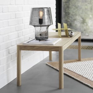 Workshop sofabord 43 x 120 cm - Oak Veneer Oak