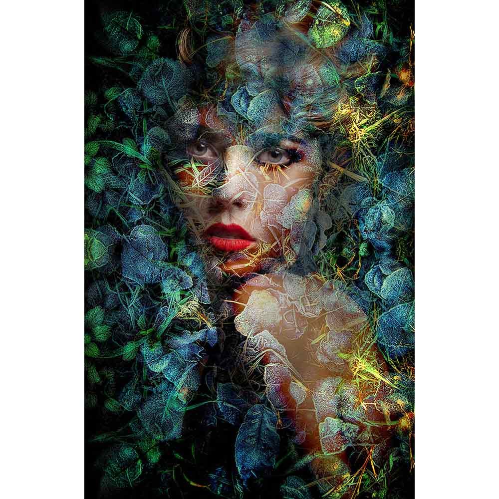 Veggdekorasjon Blue Autumn 100 X 150 cm Artwood