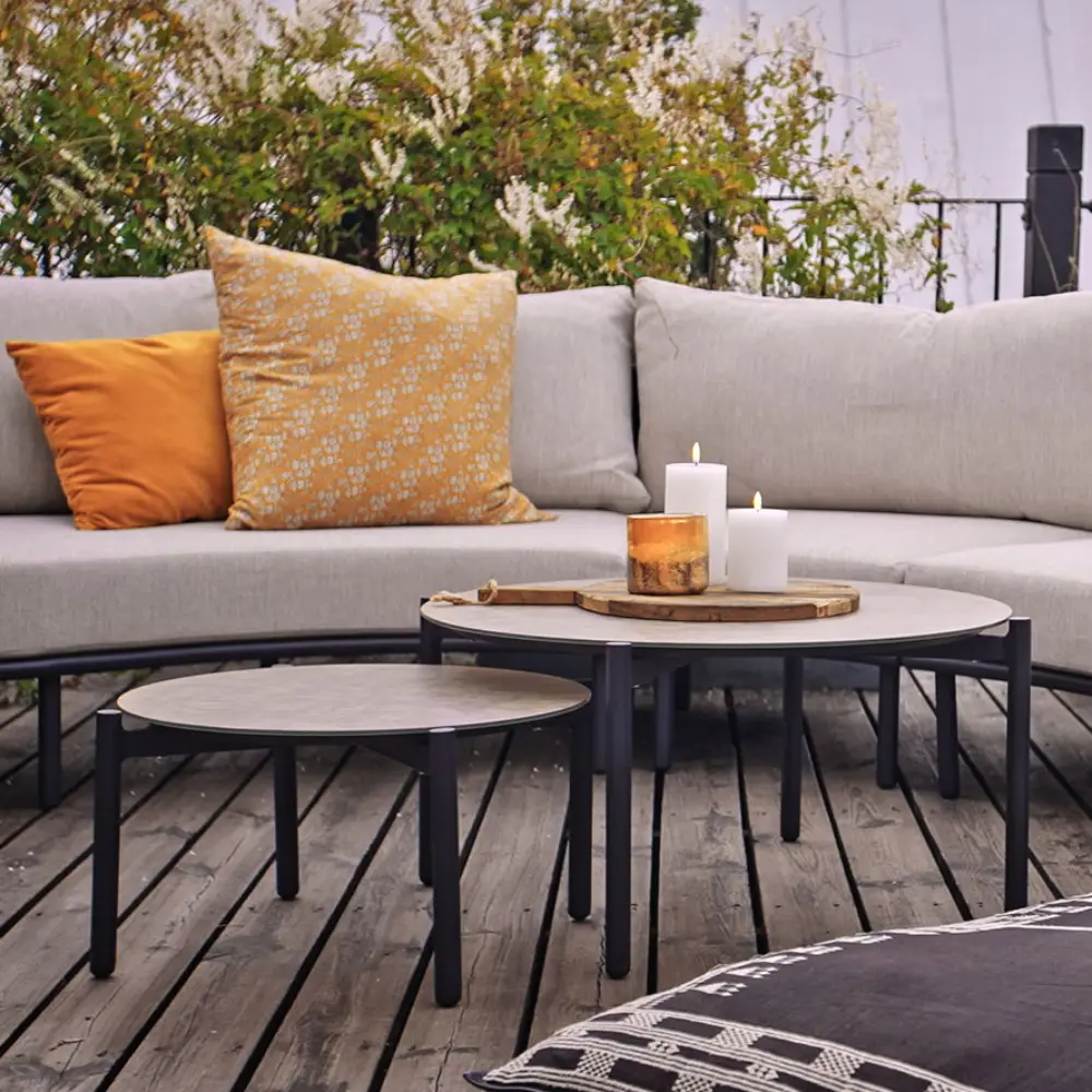 Solnäs sofagruppe Svart