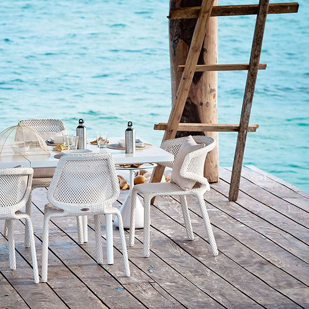 Seashell lenestol hvit 