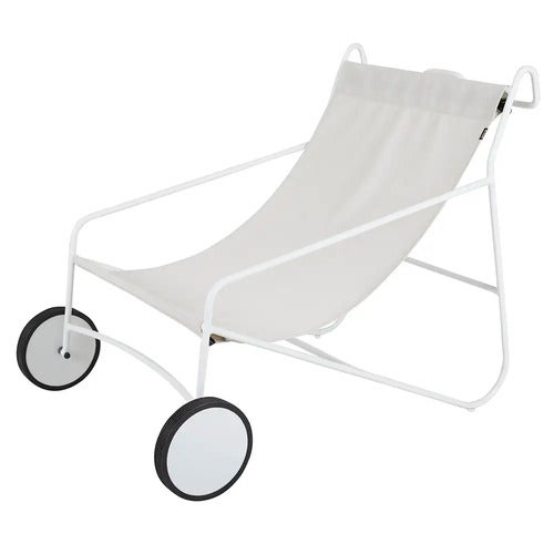 Poul lenestol hvit Brafab