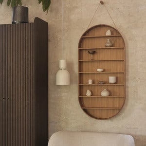 Oval Dorm Hylle - Oiled Oak