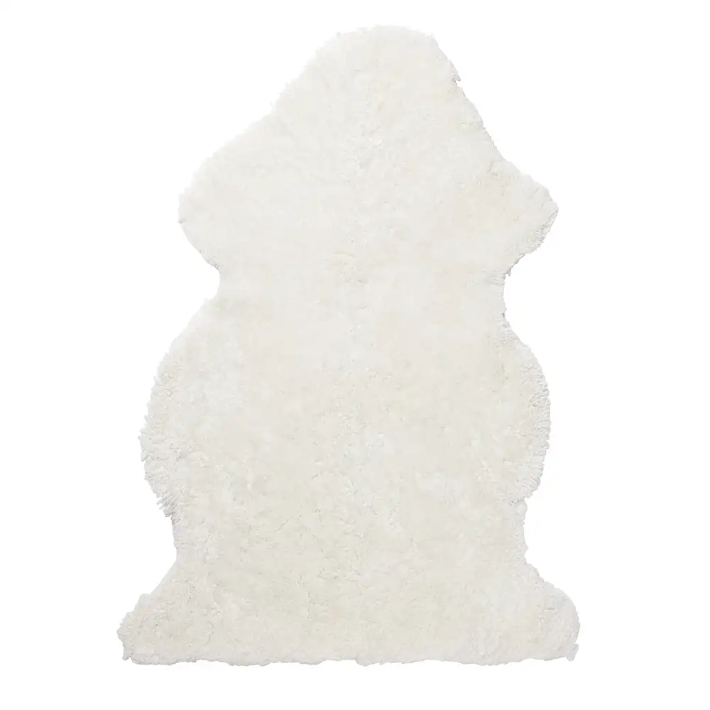 Skinnwille, Curly fåreskinn 60x95 cm White
