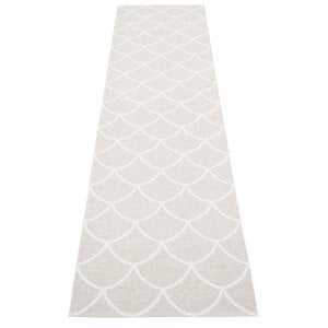 Kotte matte 70x300 cm fossil grey / white 