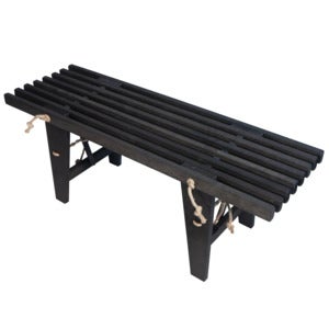 D-Bench Benk 120 cm Svartoljet or