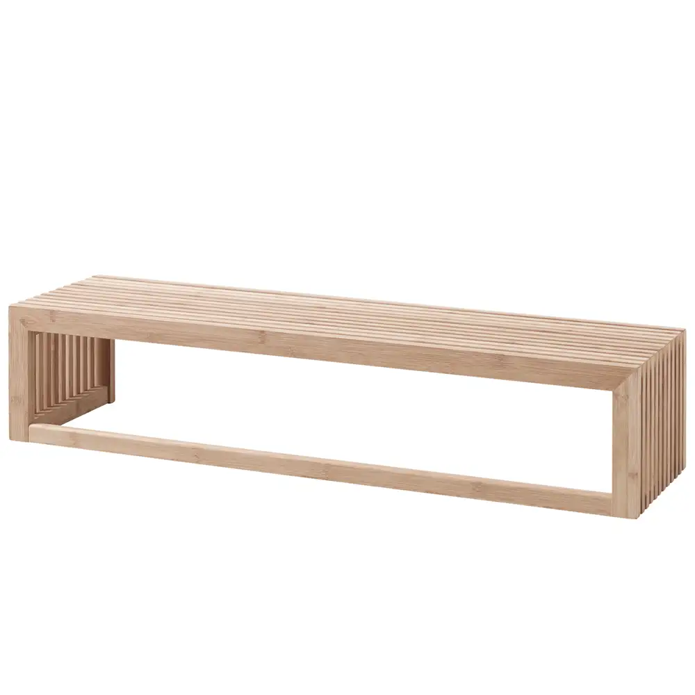 Rib Hattehylle 95 cm Bambus