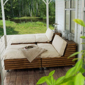 Bara Vara divan pude hvid 