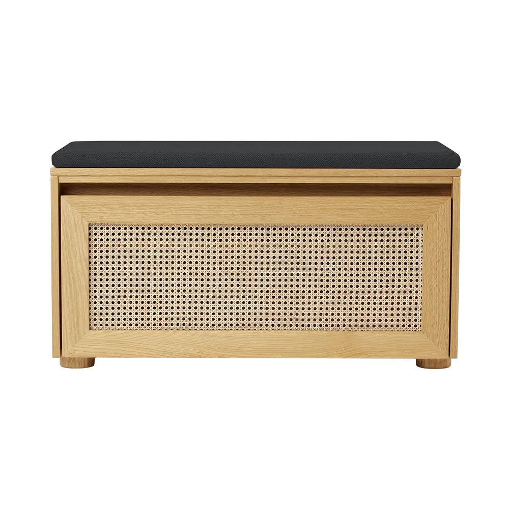 Oppbevaringsbenk Hideaway Cane – Shadow