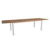 Lyon Spiseborf 100x224-304 Cm Light Grey/Teak