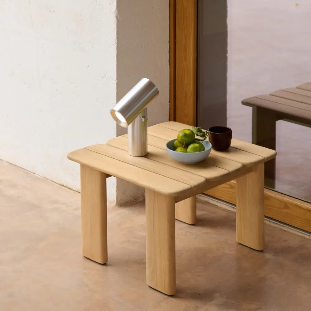 Sofabord Teak 55x55 Assemble