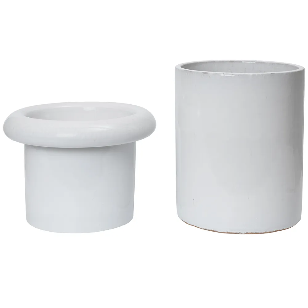 Rollo Blomsterpotte H36 cm White