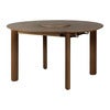 Comfort Circle Spisebord med uttrekk 132-202x132 Dark Oak