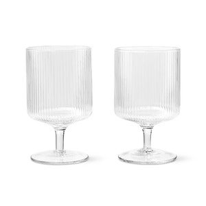 Ripple Vinglass 2-pakning - Clear