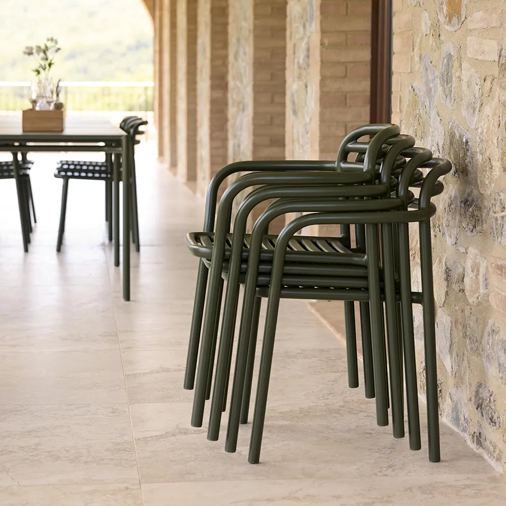 Bliss Stol m/armlener Dark green